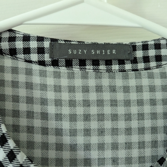 Gingham summer mini dress // XS - Picture 2 of 4